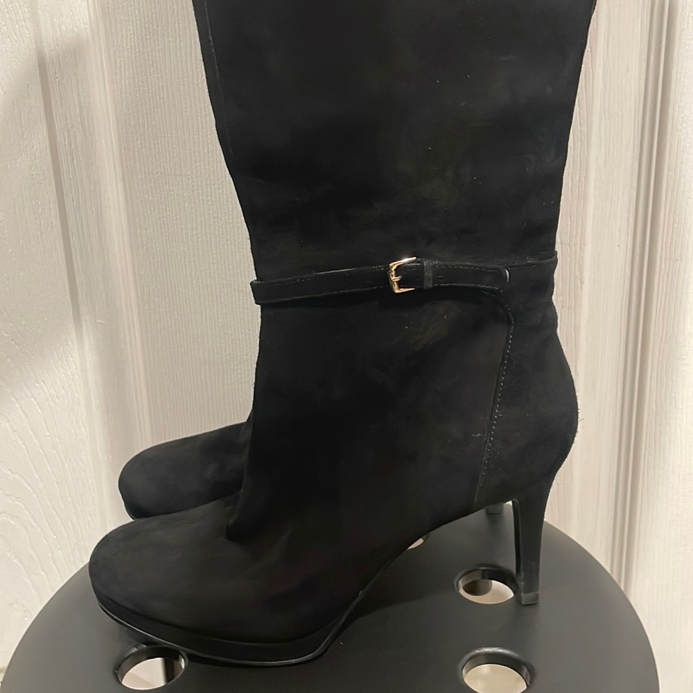 Suede Knee High Boots Size 8